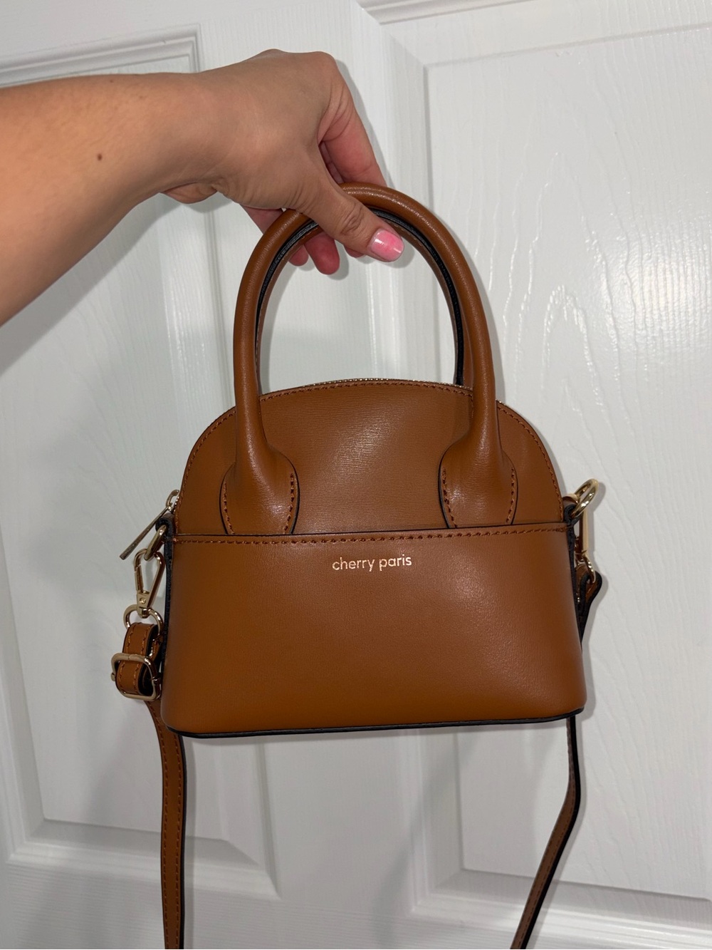 CHERRY PARIS Mini Leather Handbag